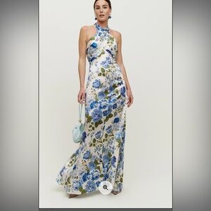 Veria silk dress size 10 like new worn once